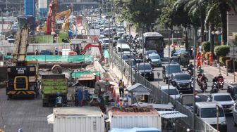 Ada Rekayasa Lalu Lintas Jalan Harmoni-Hayam Wuruk Imbas Pembangunan MRT, Simak di Sini