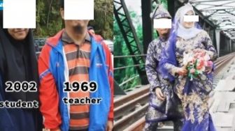 Jodoh Tak Pandang Usia, Murid Dinikahi Gurunya Sendiri dengan Jarak Usia 33 Tahun: Sempat Tak Direstui Hingga Diejek