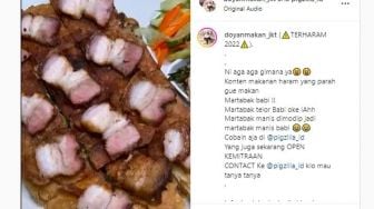 Pertama di Jakarta, Gerai Ini Jual Martabak Manis dengan Topping Babi Rica