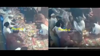 Video Viral Mahasiswa Mabuk Bawa Motor Lintasi Jemaah Tahlilan, Lindas Makanan dan Minuman