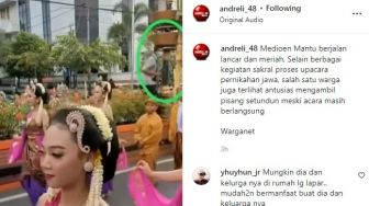 Bapak-bapak Curi Pisang Setundun di Acara Medioen Mantu Bikin Warganet Heran: Gitu Amat