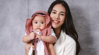 Mengaku Gemas, Anya Geraldine Bagi Foto Bareng dengan Rayyanza Malik Ahmad: Gak Pernah Ngefans Bayi Seperti Ini