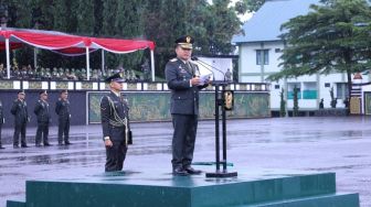 Di Bawah Hujan Deras, KSAD Lantik 593 Perwira Muda di Secapa AD