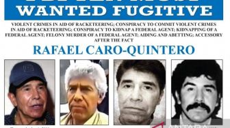 Angkatan Laut Meksiko Tangkap Gembong Narkoba Caro Quintero, Pendiri Kartel Guadalajara