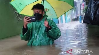 Kali Ciliwung Meluap, 21 RT di Cawang Terendam Banjir