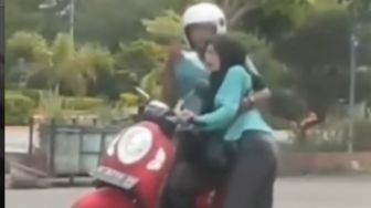 Video Viral Lelaki Paksa Tarik Perempuan Naik ke Motornya hingga Bajunya Tersingkap