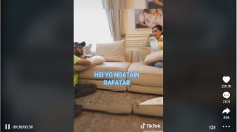 Rafathar Diledek Suporter The Jakmania, Nagita Slavina Beri Respon Berkelas