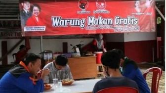 Viral Foto PDIP Bangka Buka Warung Makan Gratis, Publik Penasaran Menunya