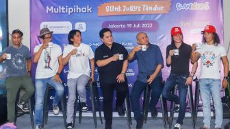 Bareng Menteri Erick Thohir dan Teten Masduki, Slank Luncurkan Koperasi Slankops