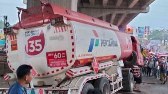 Dishub Bekasi Rekayasa Lalu Lintas Pasca Kecelakaan Maut Truk Tangki Pertamina