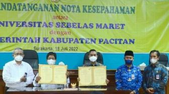 Diteken, MoU Pemkab Pacitan dengan UNS Sebelas Maret Soal Peningkatan Sumbe