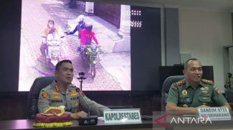 Terekam di CCTV, Polisi Ungkap Ciri-ciri Pelaku Penembakan Istri Anggota TNI di Semarang