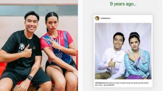 Vidi Aldiano dan Raisa Reka Ulang Foto 9 Tahun Lalu, Tak Berubah Sama Sekali