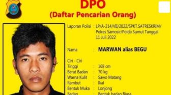 Begu Ditetapkan Jadi DPO Kasus Pembunuhan Pasutri di Samosir, Diburu Polisi, Ini Tampangnya