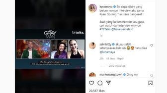 Luna Maya Diidolakan Aktor Hollywood Ini, Ngobrol Bareng sampai Bikin Salting