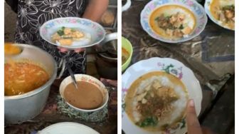 Viral Penjual Bubur Lebih Murah dari Parkir Motor, Publik: Sedekah Berkedok Jualan