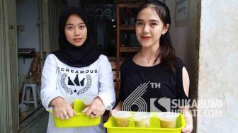 Mengenal Dua Gadis Cantik Asal Kota Paris Penjual Es Cendol di Sukabumi yang Sukses Curi Perhatian Warga