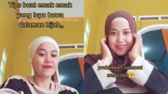 Lupa Bawa Dalaman Hijab, Emak-Emak Beri Tips Kocak Gantinya Pakai Barang Ini