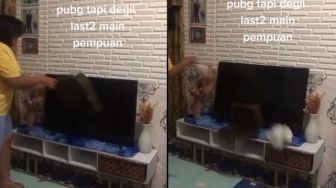 Gara-gara Game PUBG, Istri Ngamuk Hancurkan TV karena Suami Selingkuh dengan Wanita Lain sampai Diporoti