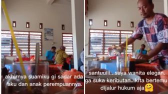 Istri Santai Bertemu Suami Bareng Cewek Lain di Warung Bakso: Sampai Jumpa di Pengadilan