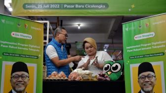Mendag Zulkifli Hasan Targetkan Digitalisasi Sejuta Pedagang UMKM dan Seribu Pasar Rakyat