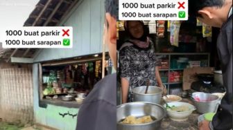 Murah Kebangetan, Sarapan Bubur Sepiring Cuma Rp 1000 Porsinya Bikin Syok