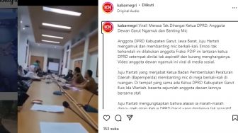 Video Viral, Anggota Dewan Garut Ngamuk Karena Tidak Dihargai Ketua DPRD, Publik: Ini Namanya Preman Jadi Wakil Rakyat