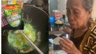 Kocak, Nenek Masak Telur Ceplok Minyaknya Pakai Sabun Cuci Piring