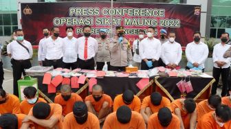 30 Pelaku Curanmor di Tangerang Diringkus Polisi