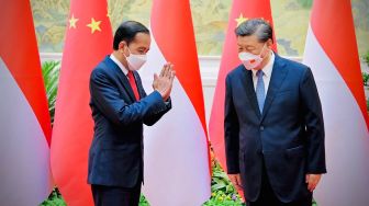 Sambut Jokowi di Beijing, Presiden China Ungkit Kemesraan Kedua Belah Pihak