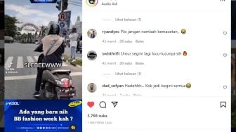 Seperti di Citayam, Ibu-ibu Ini Catwalk di Simpang Lampu Merah Balikpapan Baru, Tuai Protes Warganet