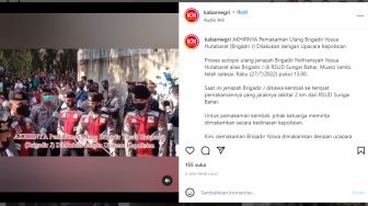 Haru, Video Prosesi Pemakaman Ulang Brigadir J dengan Upacara Kepolisian Viral di Medsos, Warganet Ucapkan Terima Kasih