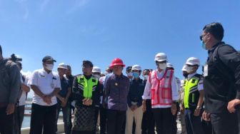 Menhub Budi Karya Sumadi Kunjungi Pelabuhan Sanur Untuk Pastikan Selesai Sebelum G20