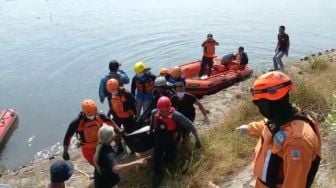 Pemancing Tewas Tenggelam di Sungai Brantas Mojokerto