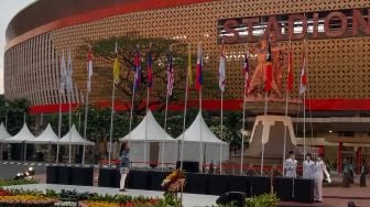 Sambut Kontingen ASEAN Para Games 2022, Bendera 11 Negara Berkibar di Stadion Manahan Solo