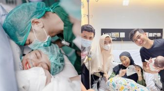 10 Potret Kebahagiaan Ria Ricis Melahirkan Baby R, Tangis Penuh Haru