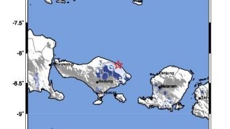 Gempa Bumi Tektonik M 4,1 Guncang Karangasem Bali