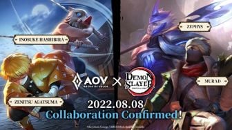 Garena dan Demon Slayer Kolaborasi, Hadirkan Karakter Baru di Arena of Valor