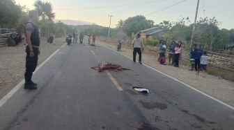 Mabuk dan Tidur di Jalan Raya, 2 Warga Kupang Ditabrak, 1 Tewas, 1 Kritis