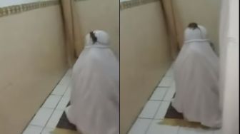 Lagi Salat, Perempuan Ini Dibuat Panik Gegara Tikus Berjalan di Kepalanya, Warganet: Lebih Seram dari Makmum Gaib