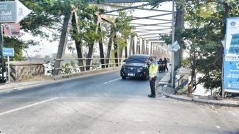 Polisi: Kemacetan di Jembatan Barombong Akibat Persilangan Jalur, Bukan Jumlah Kendaraan