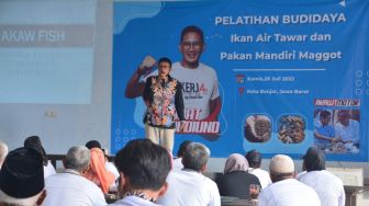 Sahabat Sandiuno Latih Budidaya Ikan Tawar Hingga Pakan Mandiri ke Ratusan Petani Ikan