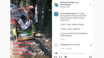 Viral Pria Tegur Tukang Becak Parkir Sembarangan Tapi Caranya Tak Sopan, Warganet Geram: Minim Attitude..