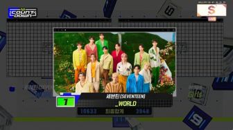 Gap Skor Tinggi, Lagu _WORLD SEVENTEEN Raih Kemenangan ke-2 di Acara Musik