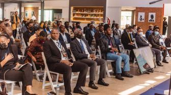 Angklung dan Tarian Papua Jadi Pemukau pada Penutupan Konferensi Ekonomi Kreatif di Mozambik