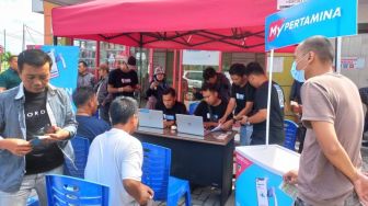 Akses BBM Bersubsidi, Pertamina Buka 10 Gerai Posko Pendaftaran di Kota Palu