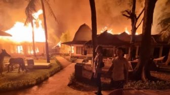 Polisi Selidiki Penyebab Kebakaran di Hotel Oceano Jambuluwuk Gili Trawangan