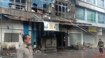 Batari School di Medan Polonia Terbakar