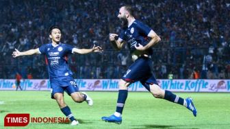 Gol Sergio Silva Beri Kemenangan Perdana Arema FC