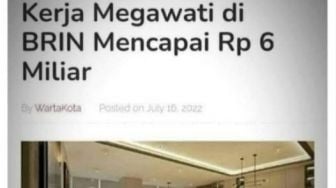 CEK FAKTA: Benarkah Kabar Renovasi Ruang Kerja Megawati di BRIN Rogoh Kocek Rp 6 Miliar?